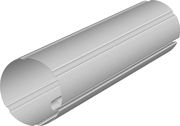 Produktbilde for DUKRØR 70 MM STÅL PR. METER L: 3 – 4 – 5 – 6 – 7 – 8 OG 9 M. M/KAPPETILEGG PR.METER, delenummer 50300 50300K