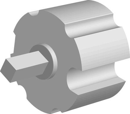 Produktbilde for FIRKANT ENDETAPP ALUMINIUM 78 MM PR. STK, delenummer 55250